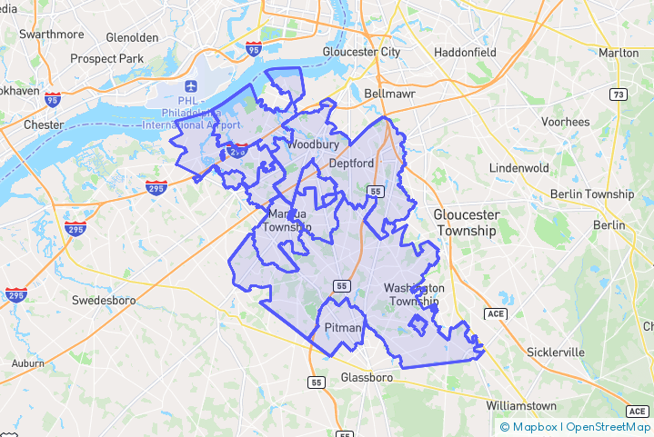 Service Area Map