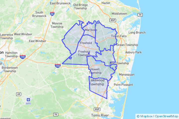 Service Area Map
