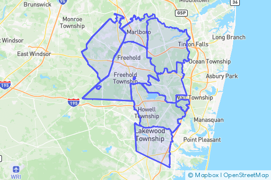 Service Area Map