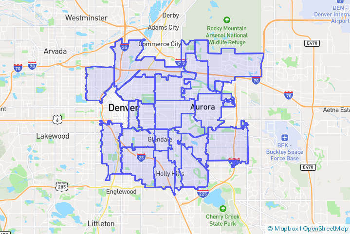Service Area Map
