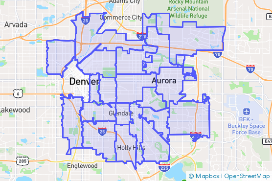 Service Area Map