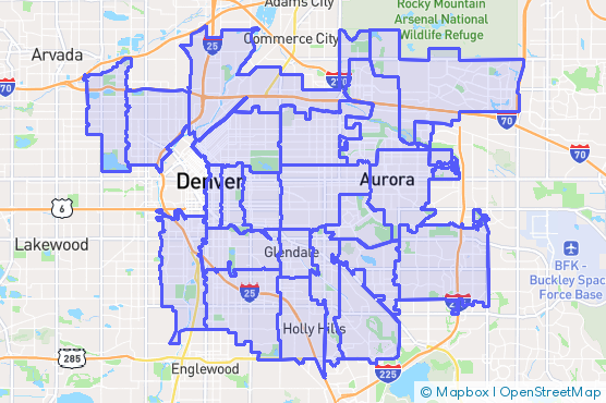 Service Area Map
