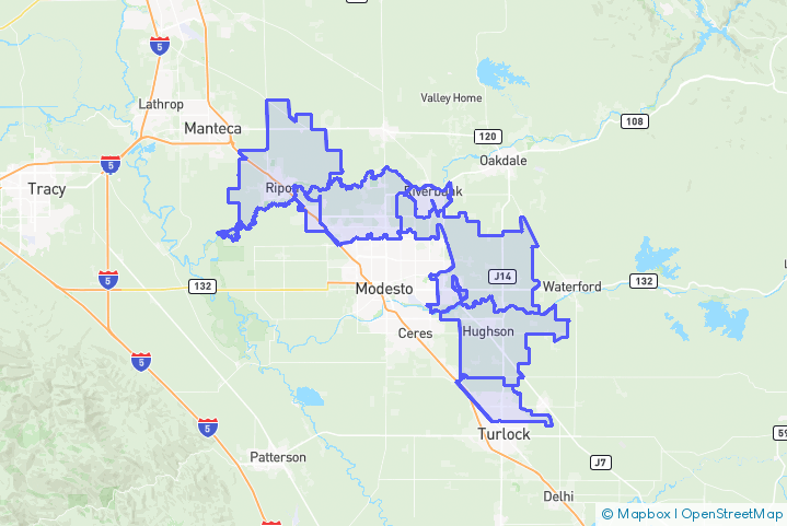 Service Area Map