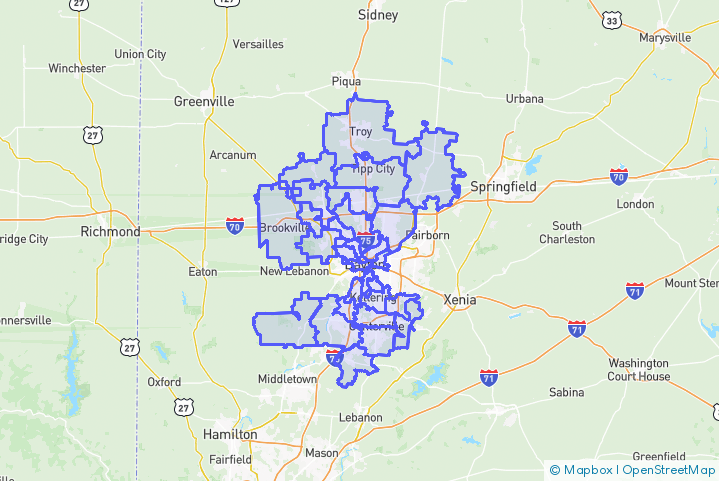 Service Area Map
