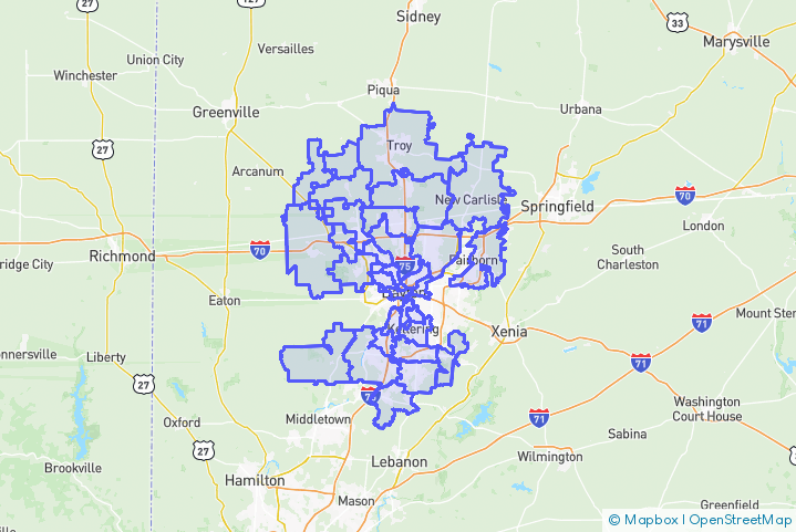 Service Area Map
