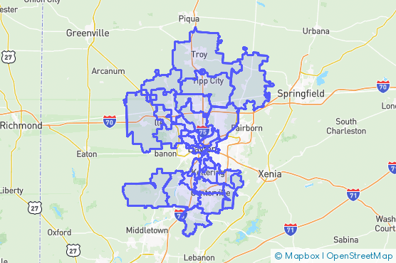 Service Area Map