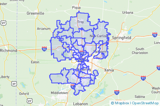 Service Area Map