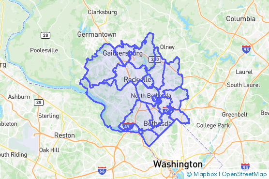 Service Area Map