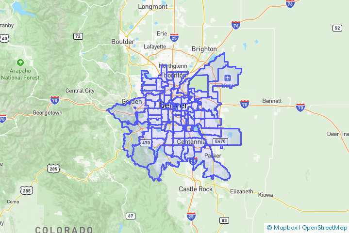 Service Area Map