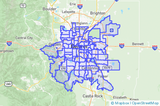 Service Area Map