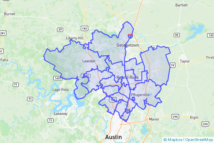 Service Area Map