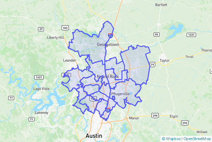 Service Area Map