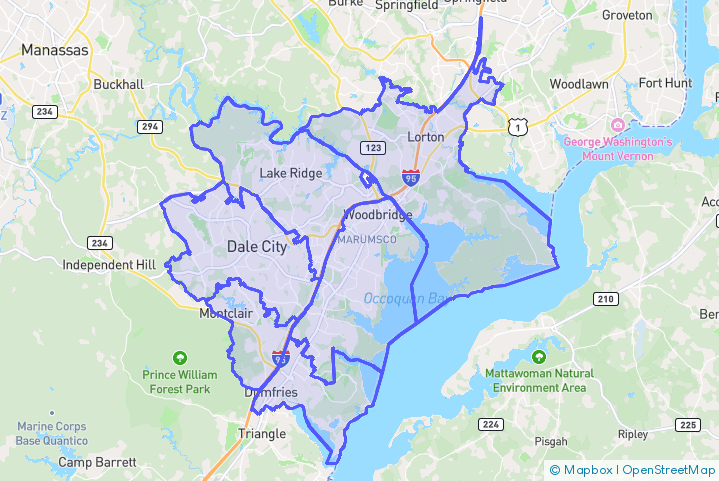 Service Area Map