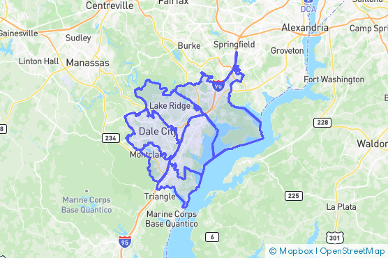 Service Area Map