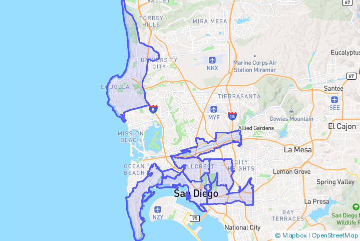 Service Area Map