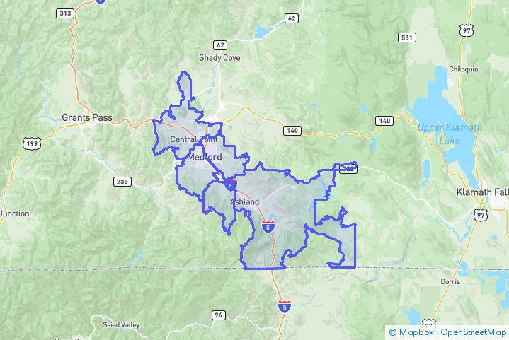 Service Area Map
