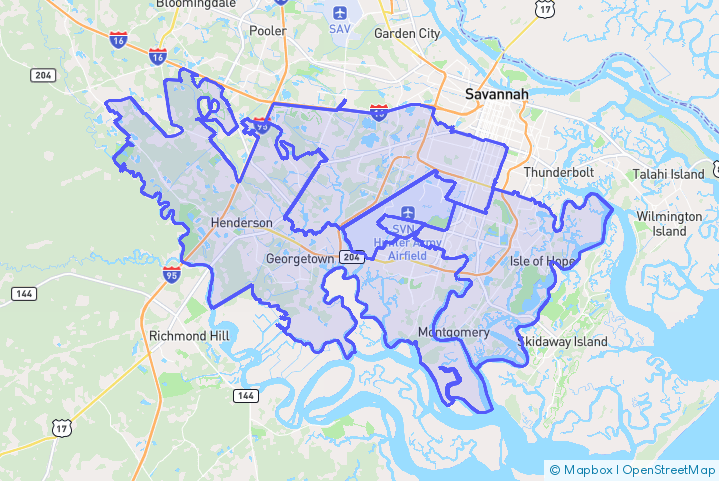 Service Area Map