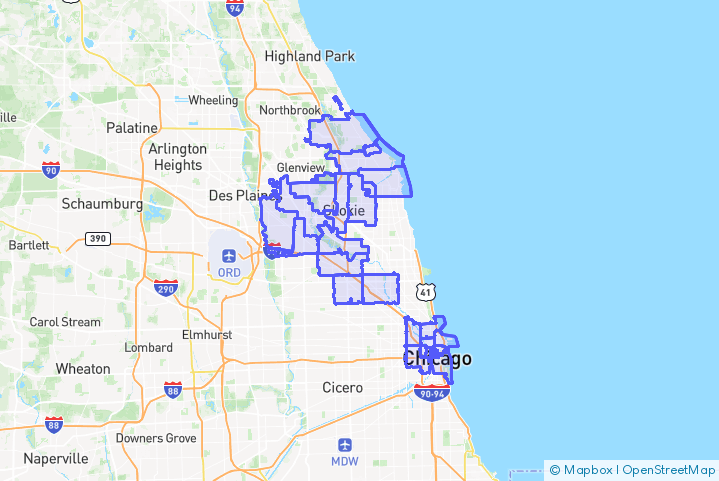 Service Area Map