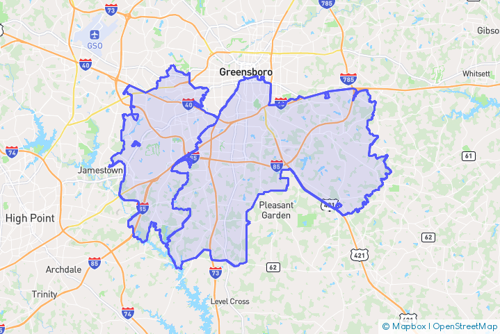 Service Area Map