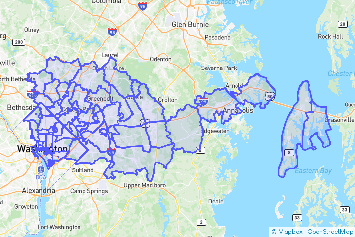 Service Area Map