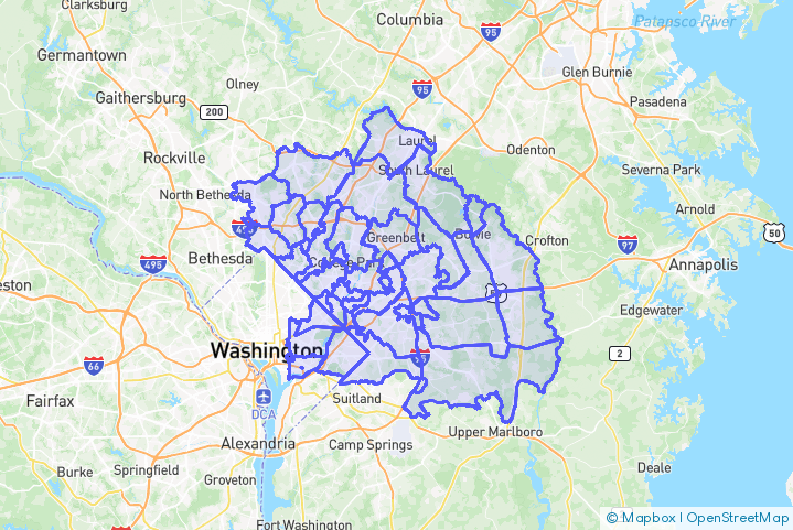 Service Area Map