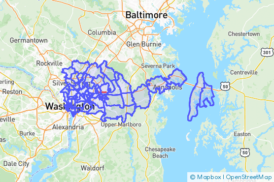 Service Area Map