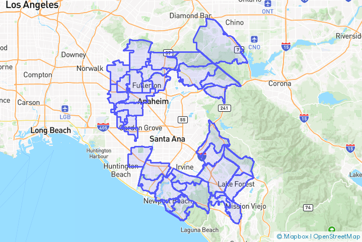 Service Area Map