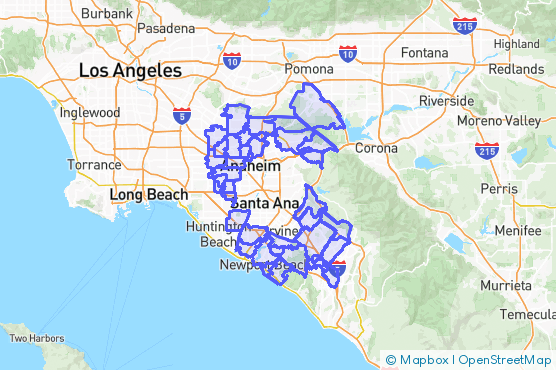 Service Area Map