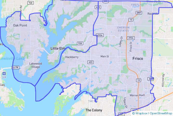 Service Area Map