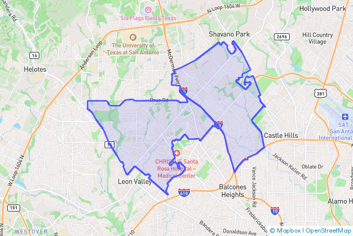 Service Area Map