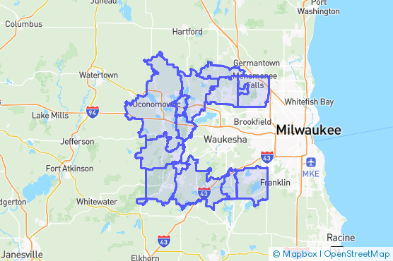 Service Area Map
