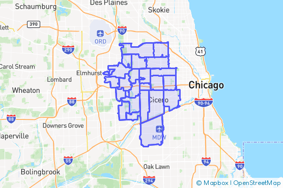 Service Area Map