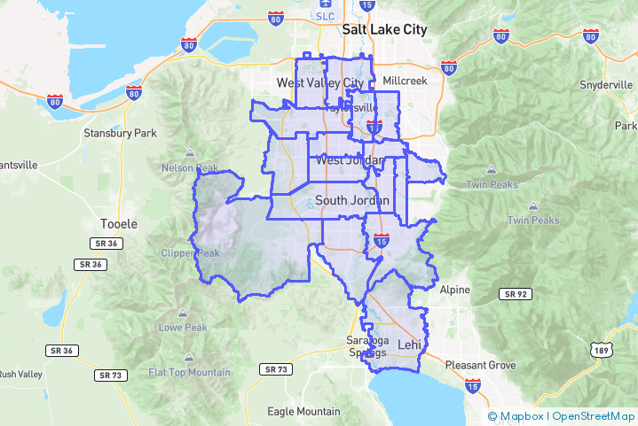 Service Area Map