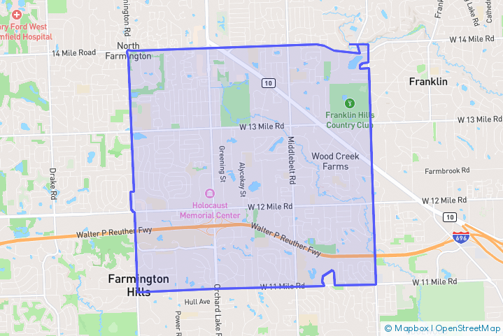 Service Area Map