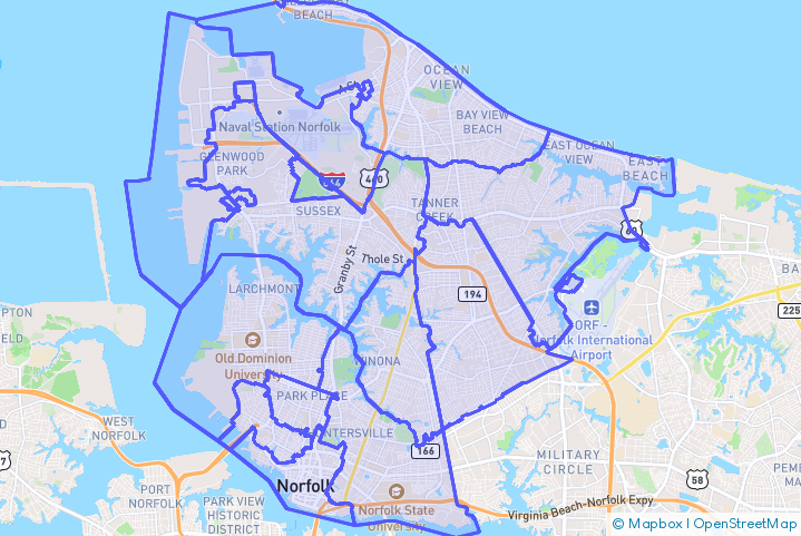 Service Area Map
