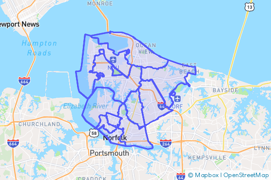 Service Area Map