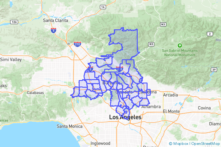 Service Area Map