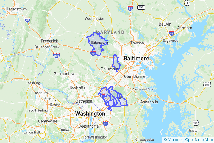 Service Area Map