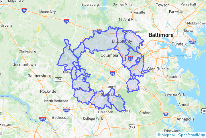 Service Area Map