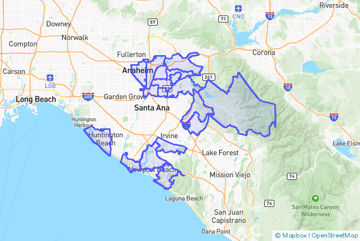 Service Area Map