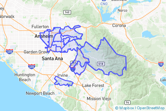 Service Area Map