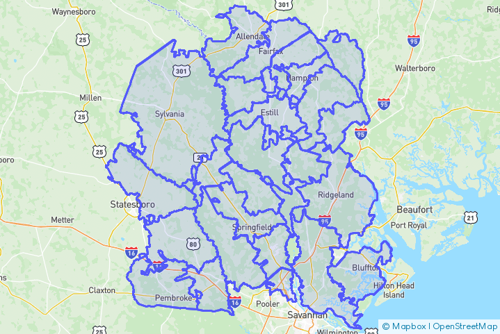 Service Area Map