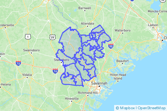 Service Area Map