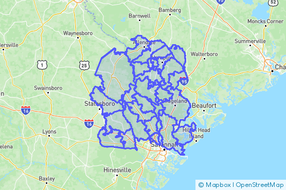 Service Area Map