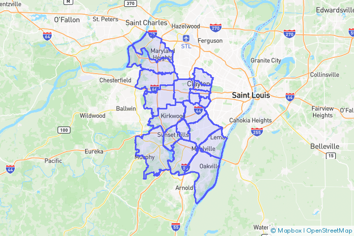 Service Area Map