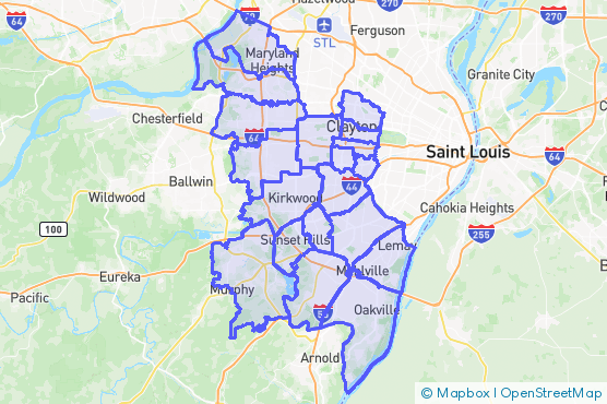 Service Area Map