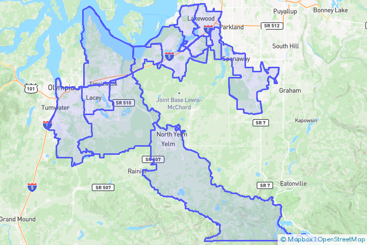 Service Area Map