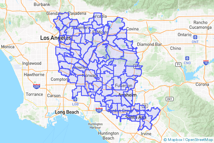 Service Area Map