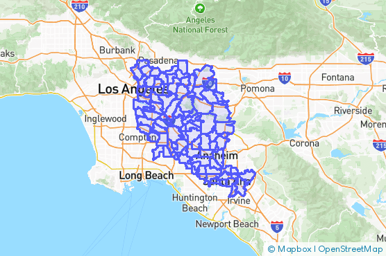 Service Area Map