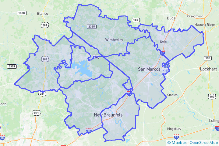 Service Area Map